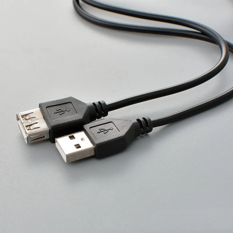 

Cable de extensión USB Cable Super velocidad de Cable USB 2,0 macho a hembra 1m de sincronización de datos USB 2,0 Extender Cable de extensión de Cable