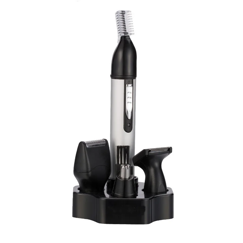 

Multifunction Electric Nose Hair Trimmer 4In1 USB Charging Hair Trimmer Set Rechargeable Nose Ear Sideburns Eyebrow Hair Shaving