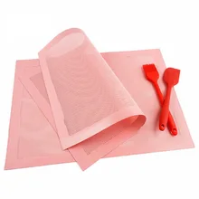 Alfombrilla de horno antiadherente resistente al calor revestimiento de lámina para galletas/PAN/galletas/soplo/Eclair herramienta de repostería de silicona perforada