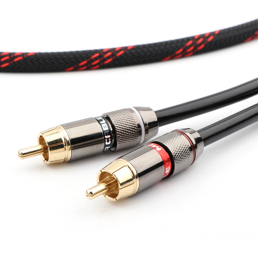 Hifi Canare XLR Female to 2RCA Audio Cable PC Mobilephone Amplifier Interconnect High Quality XLR Male to RCA Cable