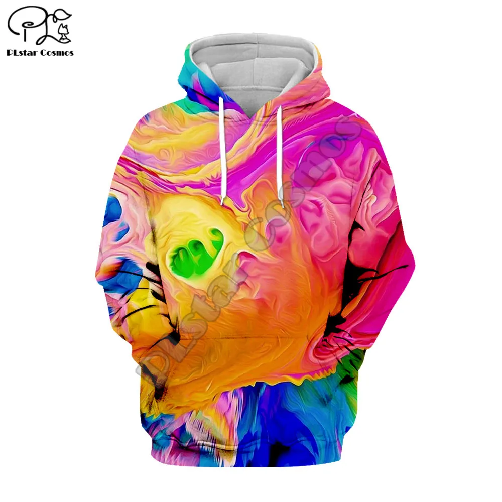 

PLstar Cosmos Psychedel Colorful Art 3D Print 2021 New Fashion Hoodies Sweatshirts Zip Hooded For Men/Women Casual Streetwear 14