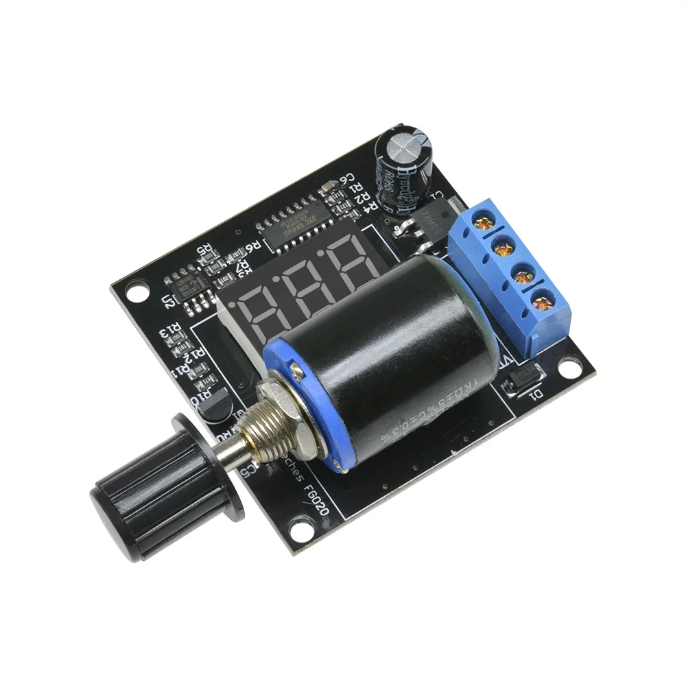 Цифровой генератор сигналов Модуль платы 4-20mA 3 цифры дисплей DIY Kit регулируемый ток точность частота DC 12 В 24 В