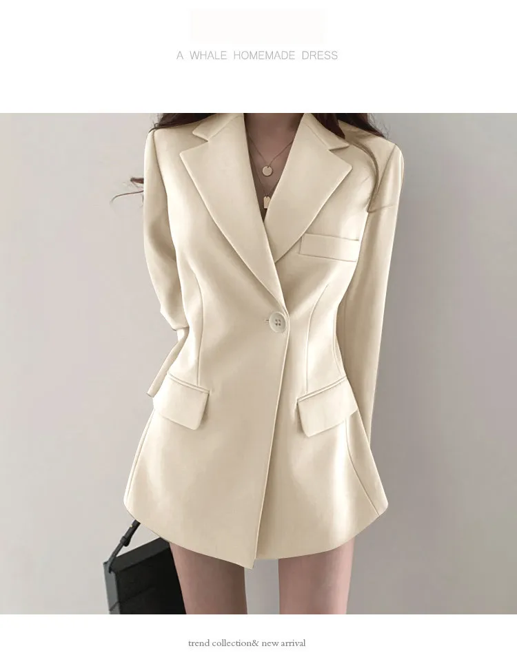 Small Suit Jacket Female Spring White 2021 Large Size Korean Version Design British Style Lady Blazer Women Crop Blazer Fashion pink pant suit