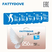 FATTYDOVE Micro SD карта 32 Гб класс 10 UHS-I карта памяти Microsd 64 Гб 128 ГБ для стола/телефона/камеры
