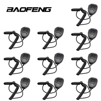 

10PCS Baofeng Accessories Waterproof Microphone for BAOFENG A58 BF-9700 UV-9R plus Waterproof Walkie Talkie Ham radio