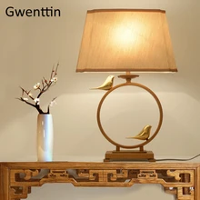 Винтажные настольные лампы в китайском стиле для спальни, прикроватный светильник, прикроватные лампы для гостиной, Светодиодный настольный светильник, светильники, Декор, Luminarias