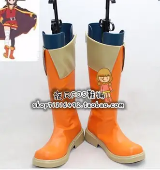 

Free Shipping Cosplay Shoes KonoSuba God's Blessing on This Wonderful World Megumin Boots Props Game Anime Halloween