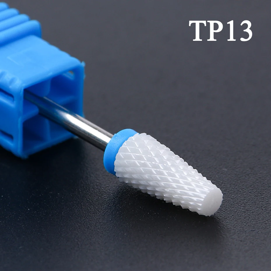 16 Тип керамический сверло для ногтей, электрические фрезы для маникюра, сверлильные головки, керамические s инструменты для удаления ногтей, аксессуары BETP01-16 - Цвет: TP13