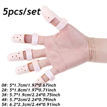 5 sztuk Finger szyna Brace regulowany palec wsparcie Protector zapalenie stawów korektor wspólny palec prostownica Brace korekta tanie tanio CN (pochodzenie) Finger Fixing Splint Zadbane kości