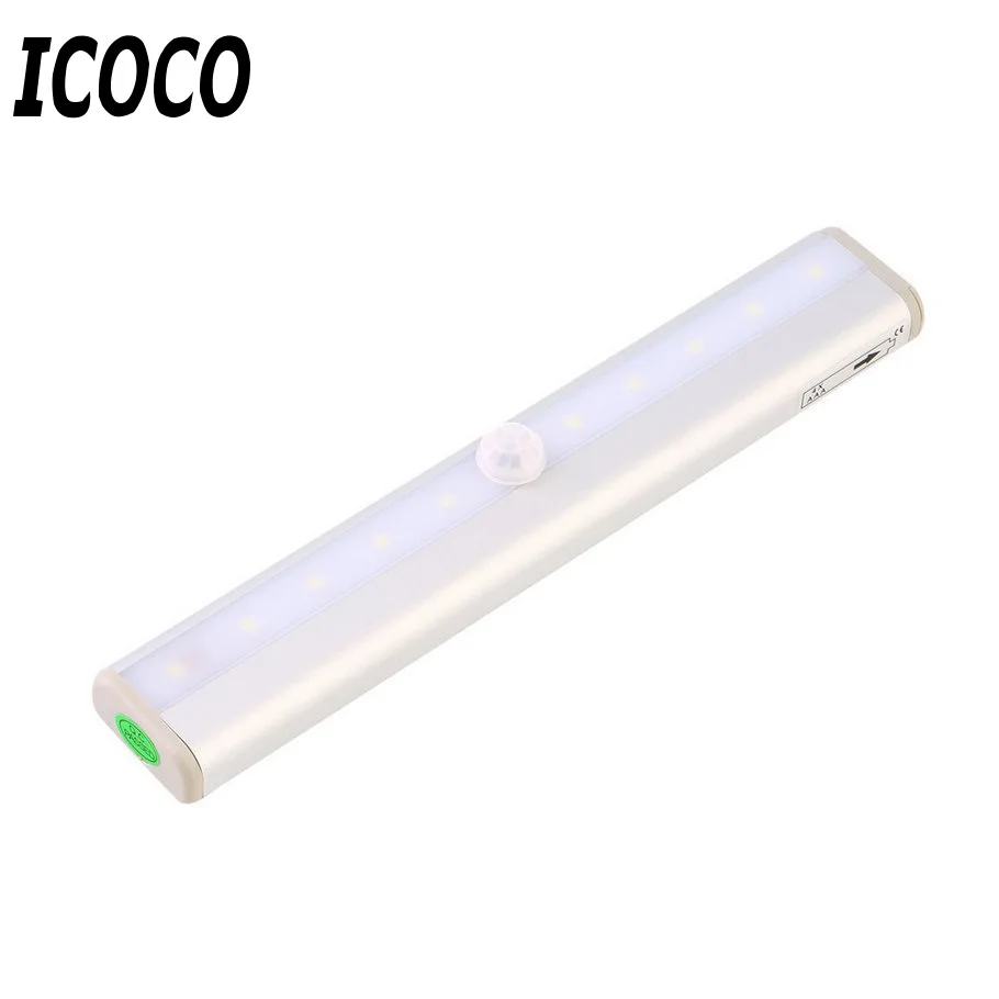 

10 LED Wireless PIR Auto Motion Sensor Light Intelligent Portable infrared Induction Lamp Night Lights for Closet Cupboard