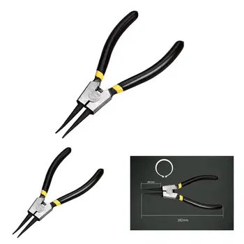 

Portable 7in Internal External Pliers Retaining Clips Multifunctional Snap Ring Circlip Pliers for Hand Tool