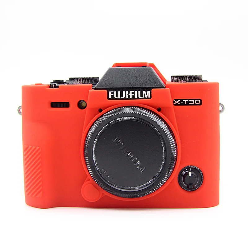 XT30 Red Nice Soft Silicone Rubber Camera Body Cover Case Skin For For FUJI XT30 XT-30 X-T XT10 XT-10 XT20 XT-20 Silicone shell protector - Цвет: XT30 Red