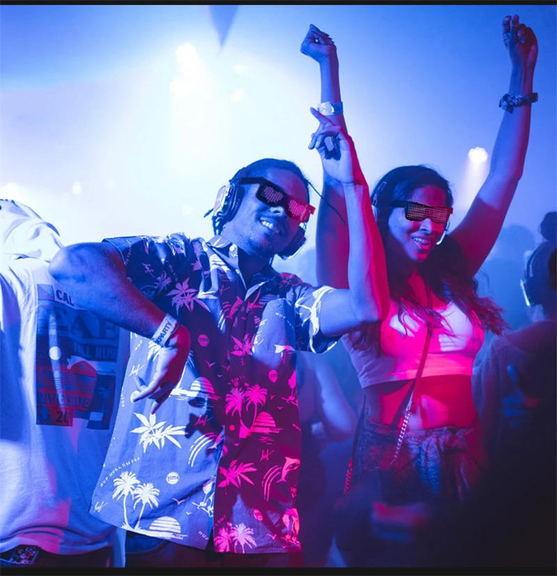 led glasses