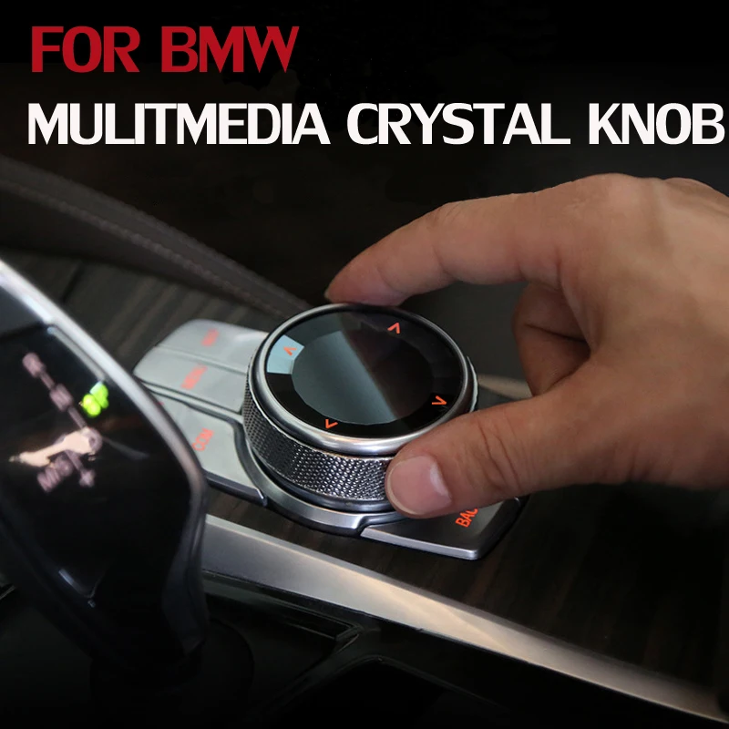 

Car Multimedia Button Knob switch Cover Sticker For BMW 1 2 3 5 6 Series X1 X3 F10 F20 F30 F80 F32 F22 F25 F15 F16 F86 F48 F46