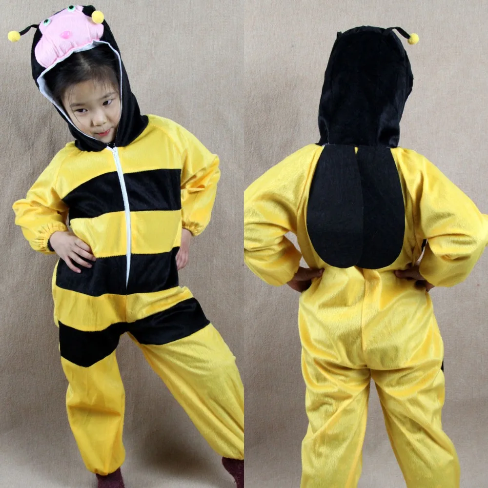 Umorden Cartoon Boy Girl Animal Bee Costume Cosplay Clothing Children's Day Halloween Costumes Jumpsuit for Children Kids Umorden Cartoon Boy Girl Animal Bee Costume Cosplay Clothing Children's Day Halloween Costumes Jumpsuit for Children Kids