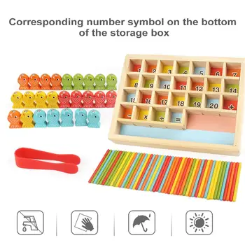 

Montessori Wooden Toys Digital Fishing Game Mathematics Math Toys Magnetic Fishing Toys Baby Educational Toys For Children