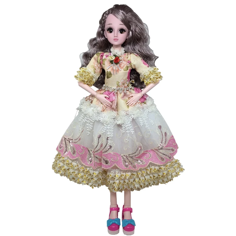Новинка 60 см BJD кукла с принцессой Одежда Аксессуары 21 подвижные шарнирные куклы вечерние платья Игрушки для девочек подарок