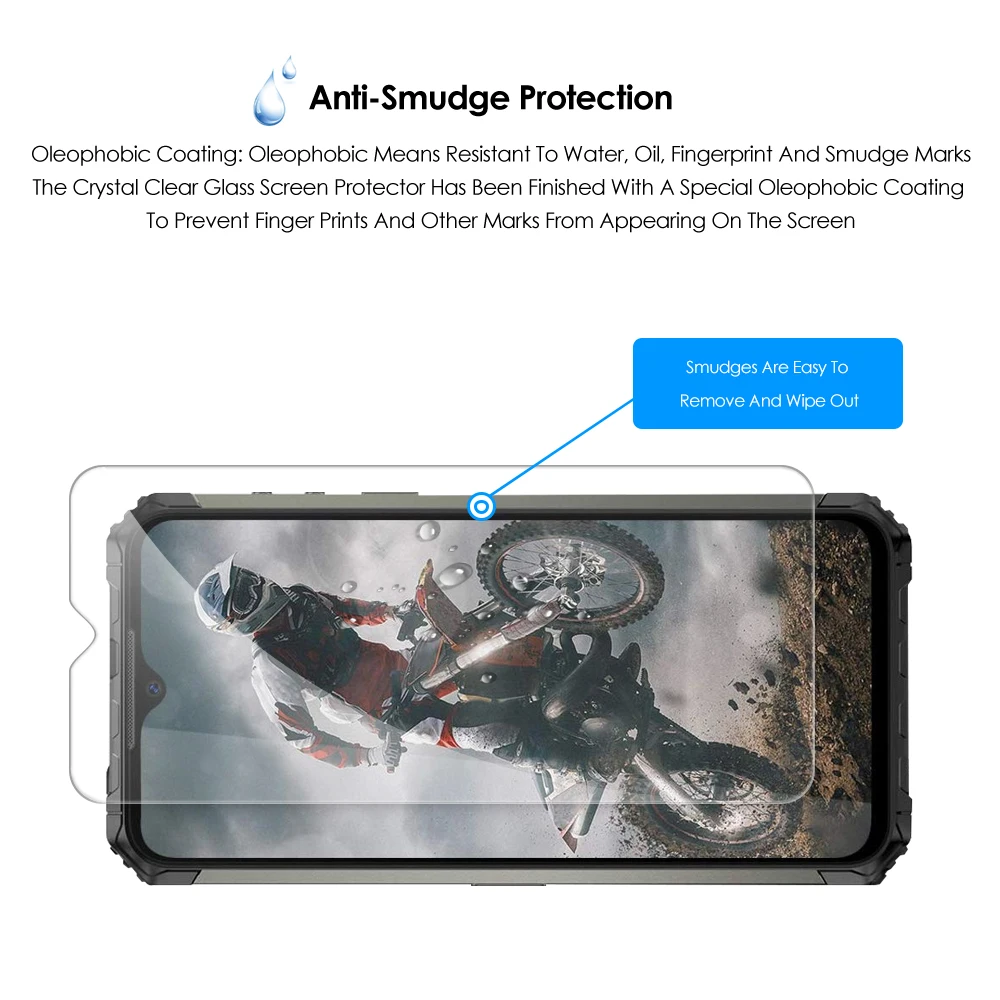 4Pcs Phone Screen Shield Protector For Ulefone Armor 7 X3 Tempered Glass 9H Ultra Clear For Ulefone Note 7 Anti-Scratch
