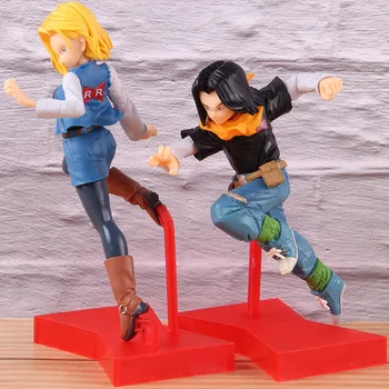 

Dragon Ball Super Dragon Ball Android Battle NO.18 / NO.17 PVC Action Figure Collectible Model Toy Anime Fgures