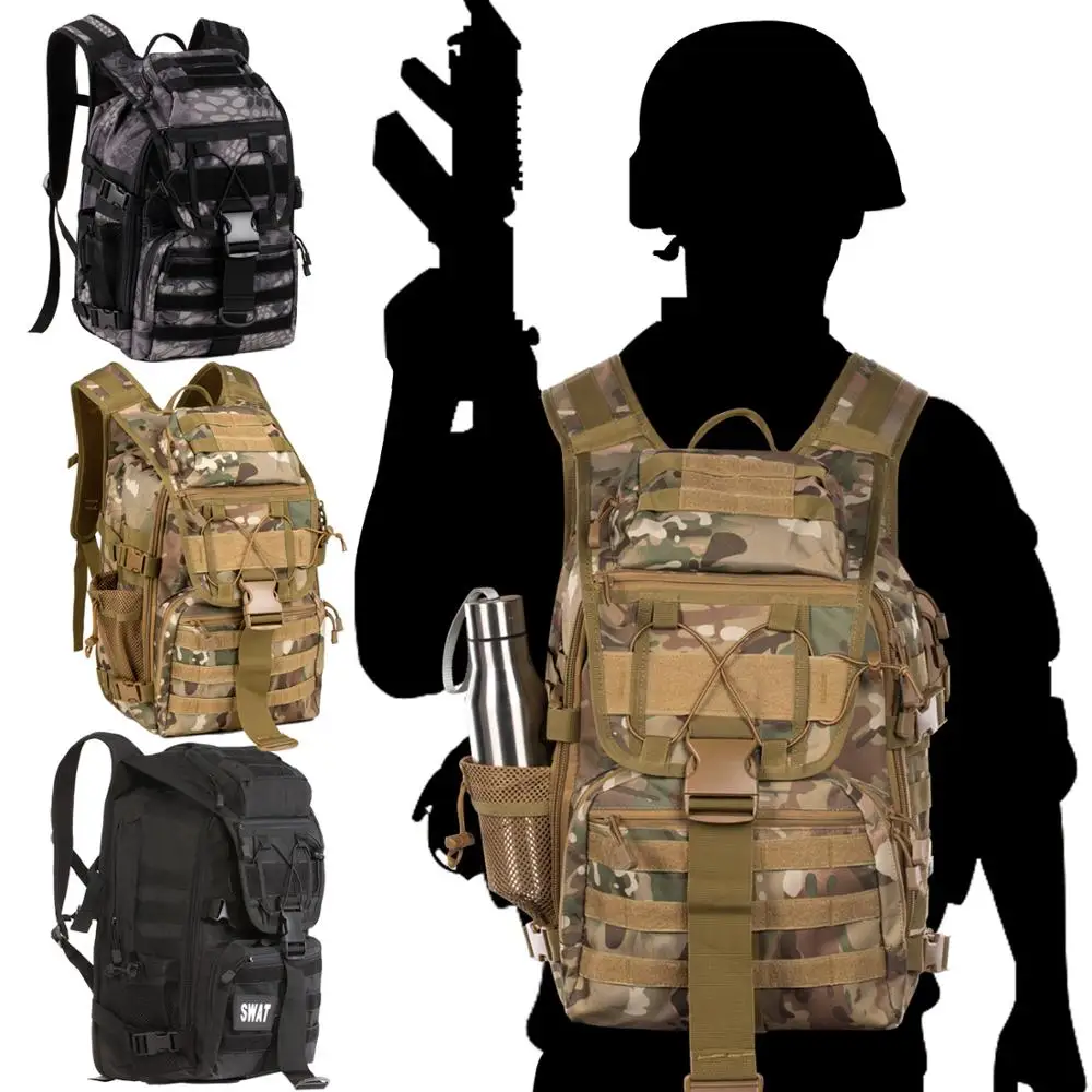  Military tactical backpack men's military camouflage bag outdoor hunting camping bag hiking mountai