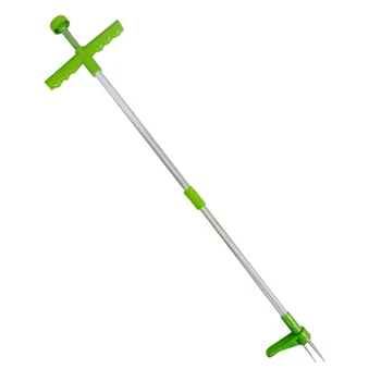 

Garden Lawn Portable Lightweight Stand Up Root Remover Outdoor Long Handled Claw Weeder Detachable Weed Puller Killer Tool