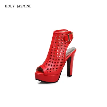 

2020 Spring and Summer New Ladies Ultra-heeled Sandals Solid Color Open Toe European and American Style Woman Shoes Rubber