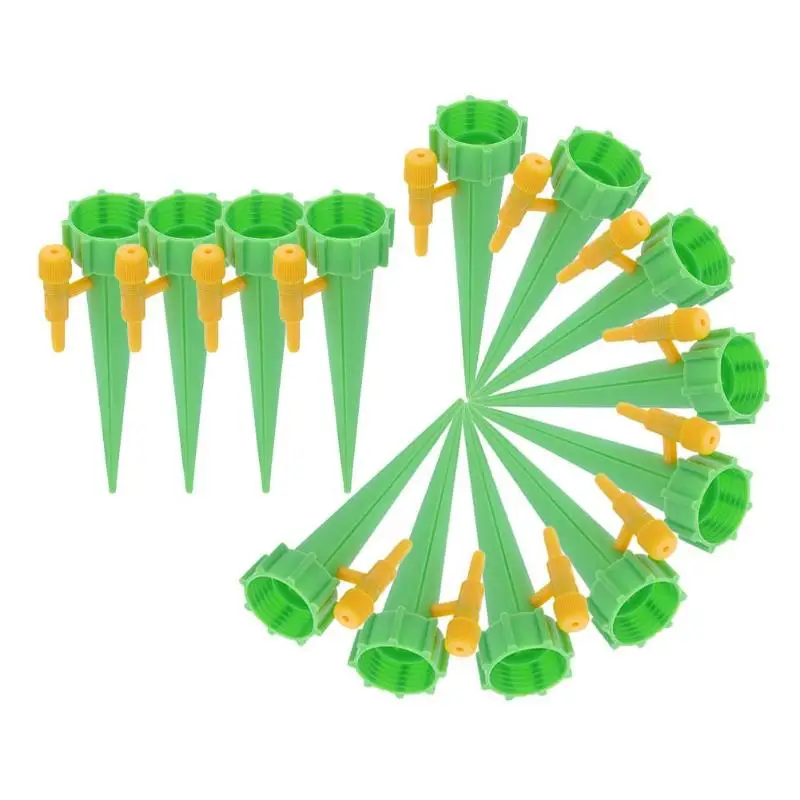 Автоматический капельный полив система автоматического полива шип для растений - Цвет: 18PCS Green