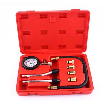 

Rapid Type Pressure Gauge Petrol Engine Tester Kit Automatic Compression Cylinder Car Diagnostic Test Tool