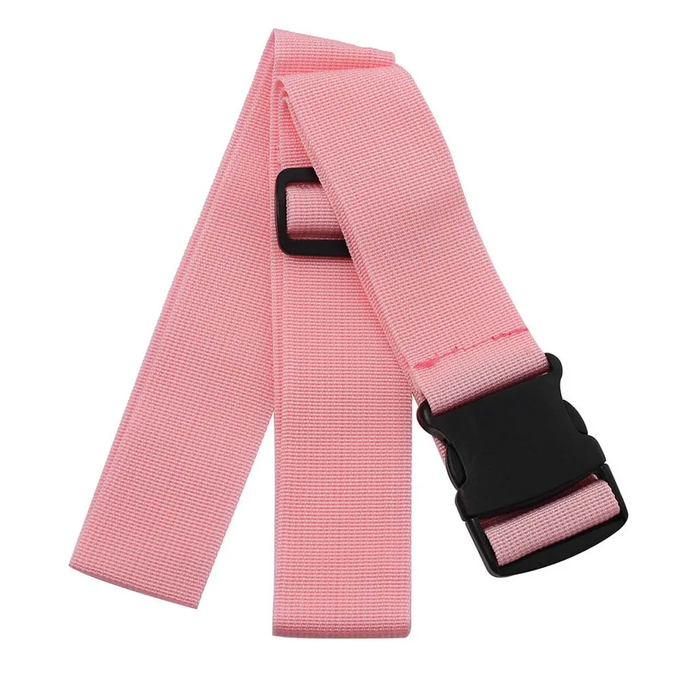pink Тапочки аксессуары для путешествий дорожная сумка Регулируемый чемодан багажные бретельки на завязках Вниз Ремень Пряжка ремень - Цвет: pink