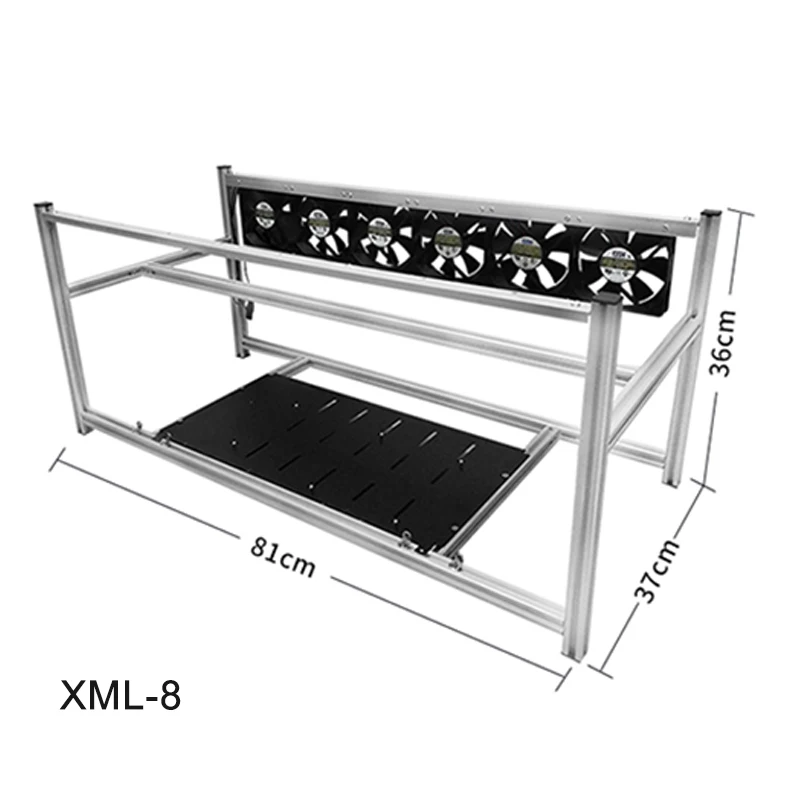 6-cards-8-cards-12-cards-mining-machine-aluminum-alloy-graphics-card-cooling-rack-power-supply-mining-graphics-card-bracket