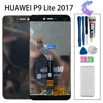 

AAA Quality LCD+Frame For HUAWEI P8 Lite 2017 Lcd Display Screen Replacement For Huawei P9 Lite 2017 LCD SCreen PRA-LA1 PRA-LX1