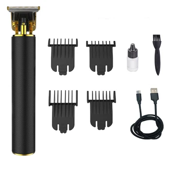 

Professional Hair Clippers Cordless Hair Trimmer USB Rechargeable Beard Trimmer Men Haircut Kit with 4 Combs