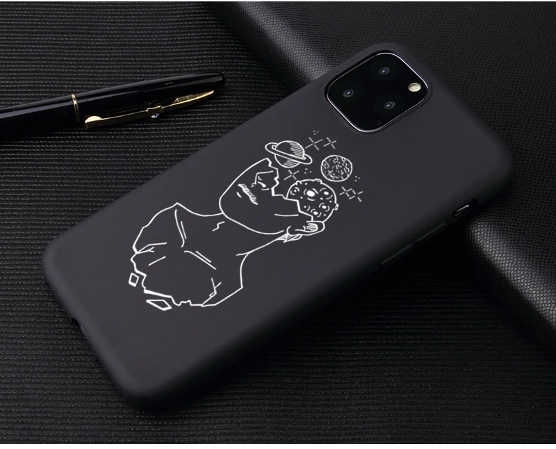 Чехол для телефона с абстрактным рисунком для влюбленных iPhone 6, 6s, 7, 8 Plus, X, XR, XS, 5, 5S, SE, мягкий ТПУ для iPhone 11, 11Pro, Max, чехол, Новинка