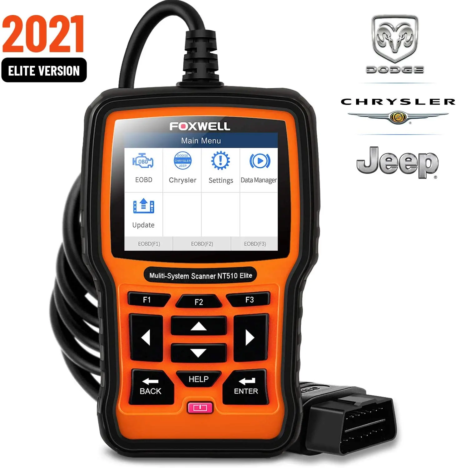 US $129.00 2021 OBD2 Scanner FOXWELL NT510 Elite SRS ABS EPB DPF Oil Reset Full System ODB2 Automotive Scanner Car Diagnostic Tool