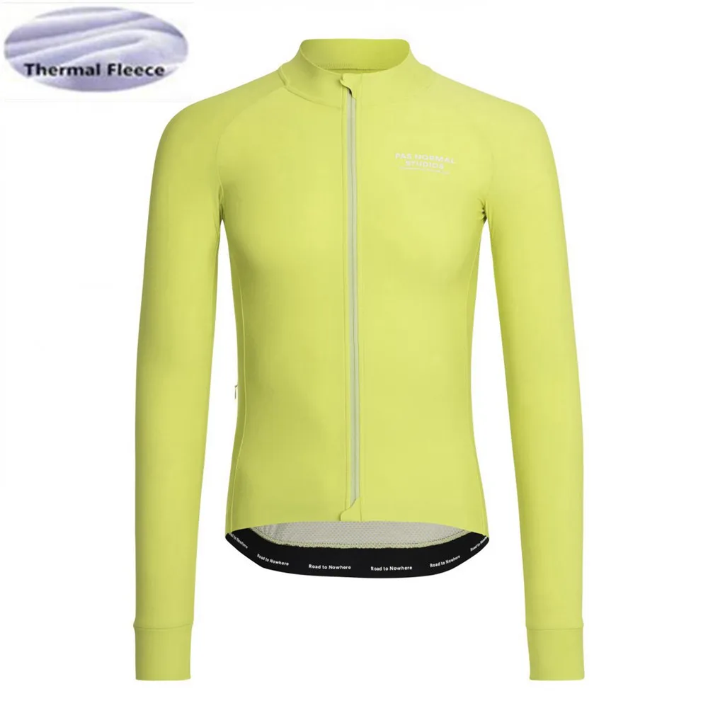 PNS Зимняя Теплая Флисовая Высококачественная Мужская велосипедная майка с длинным рукавом, облегающая одежда для велоспорта, одежда для велоспорта - Цвет: 4