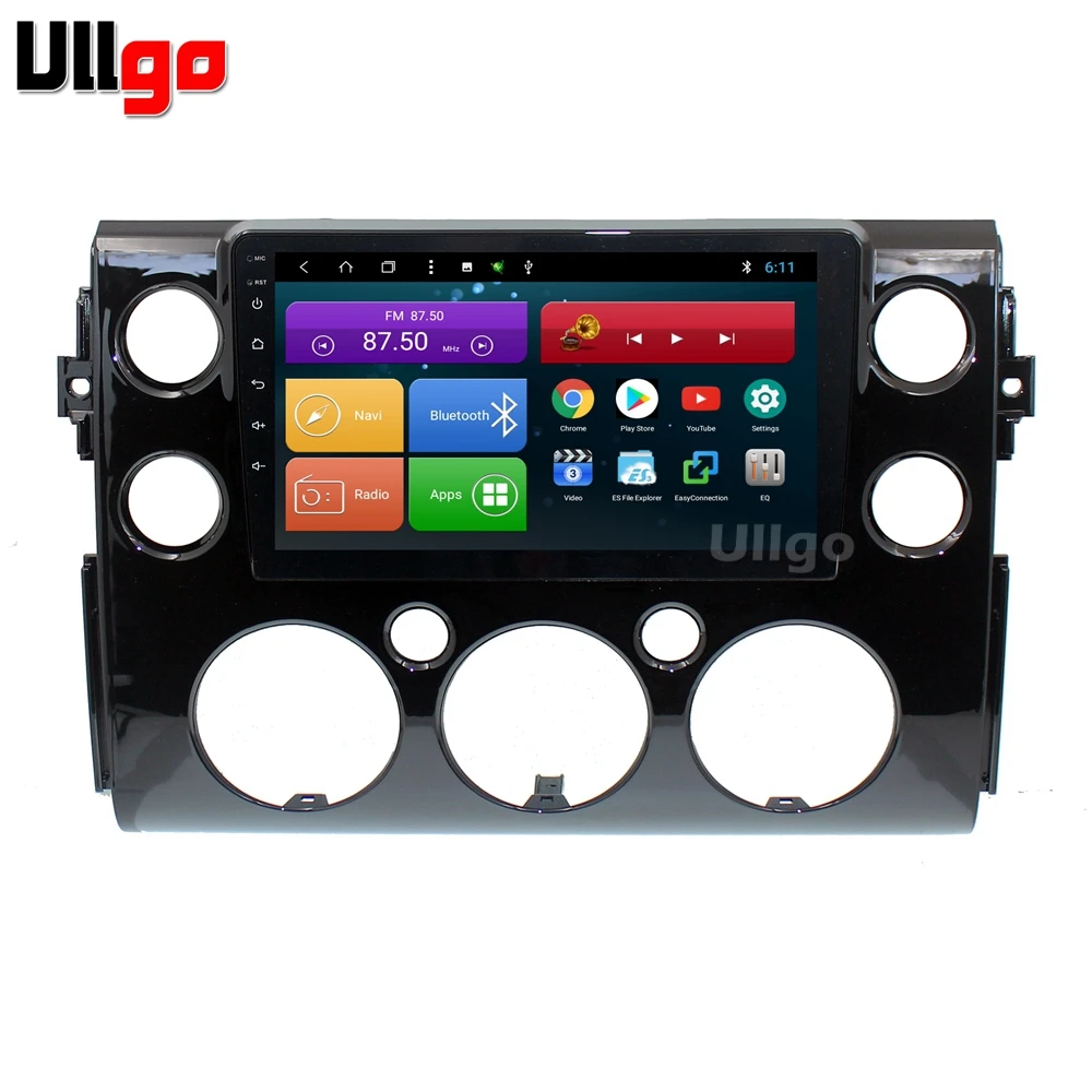 9 дюймовый Octa Core Android автомобильный DVD GPS для Toyota FJ Cruiser Авторадио Головной блок с