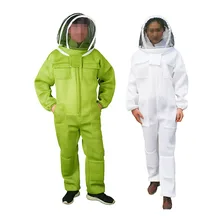 1 Set Beekeeping Equipment Suit Bees Beekeeper Costume Products Breathable Clothes Apiculture Tools Honeybee Accessories Jacket