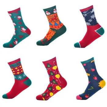 

Explosive style socks street trend in tube Christmas socks cotton trendy socks fashion all-match