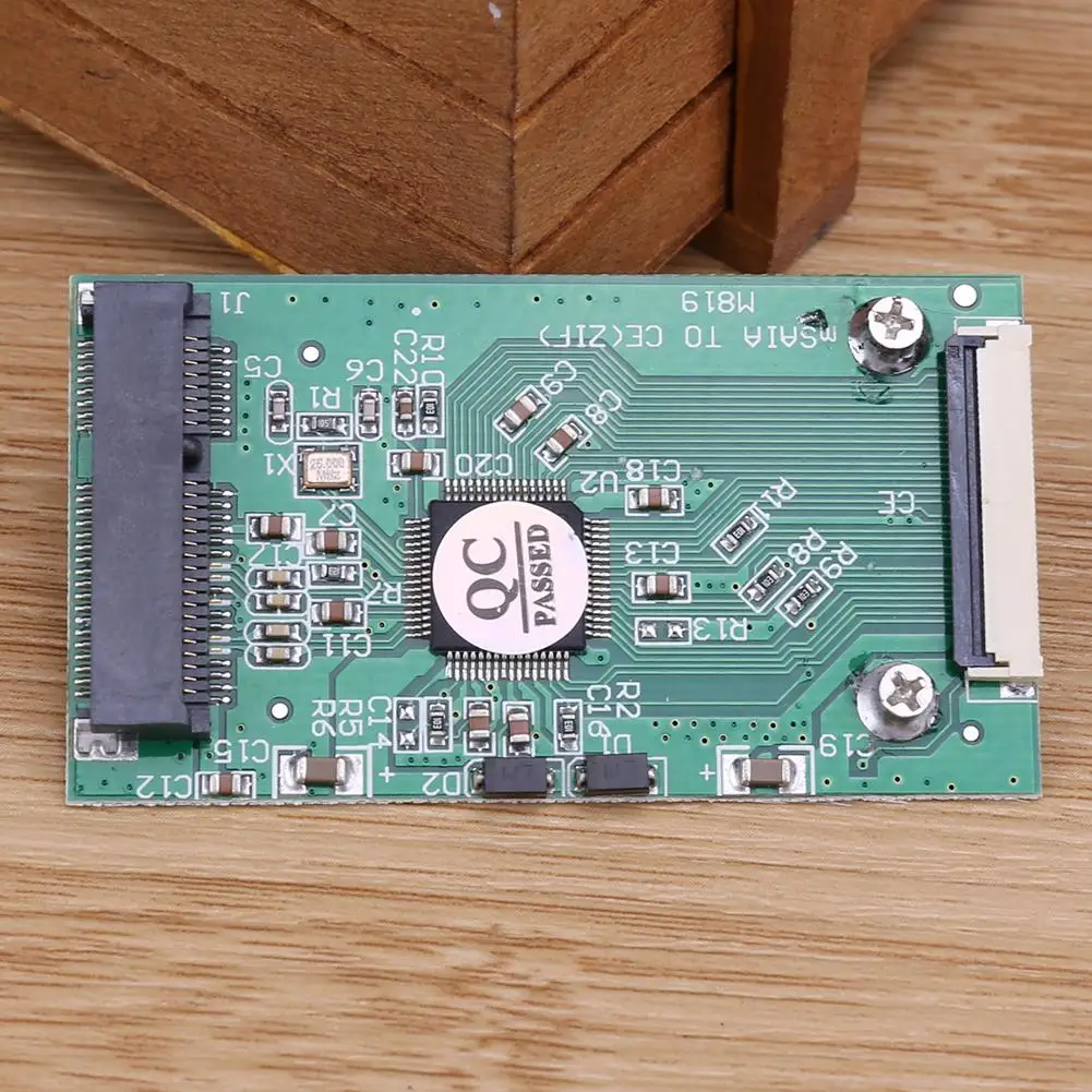 1 шт. Mini SATA mSATA PCI E IPOD SSD до 40pin 8 дюйма ZIF CE преобразователь карты для iPod iPad высокая