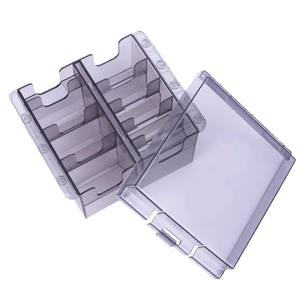 Transparent Hair Clipper Storage Box，Organizer Base Case, Electric Fader Caliper Comb Storage Hairdresser Tool