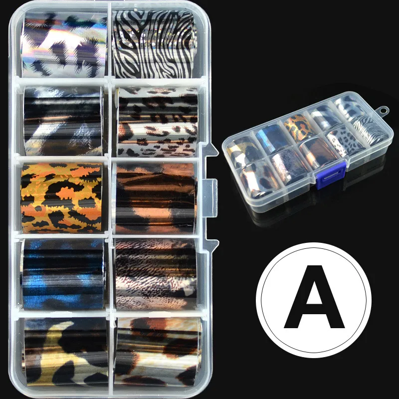 

Foils Sticker Laser Effect Magic for Gel Nail Polish Gel Varnish Soak off UV LED Transfer Foils Poly Gel Used Nail Decoration