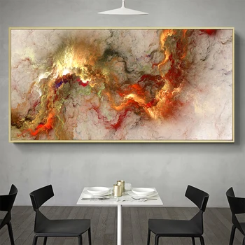 

AAVV Canvas Paintings Wall Art Landscape Picture Canvas Print Abstract Cloud Painting For Living Room Home Decor No Frame