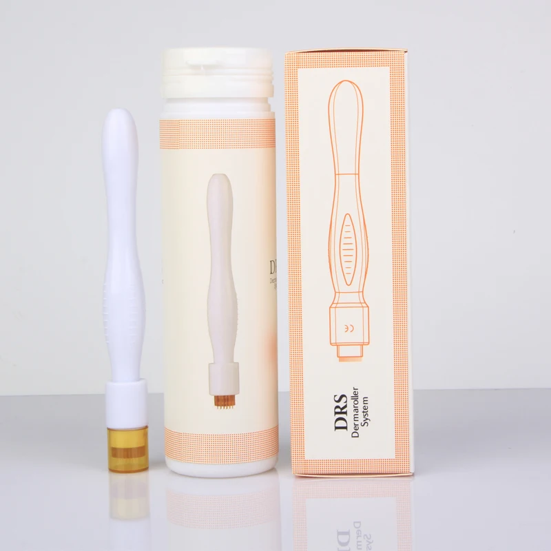 Derma Stamp Individual Real Titanium Needle Microneedling DRS40 MTS Wrinkle Acne Marks Face Skin Care Hair Growth Beard Grow