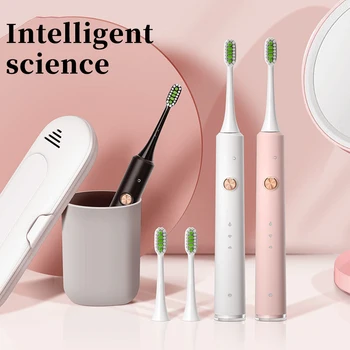

Sonic Electric Toothbrush Ultrasonic Automatic Tooth Brush Rechargeable Waterproof Intelligent Travel Gift health Clean mouth