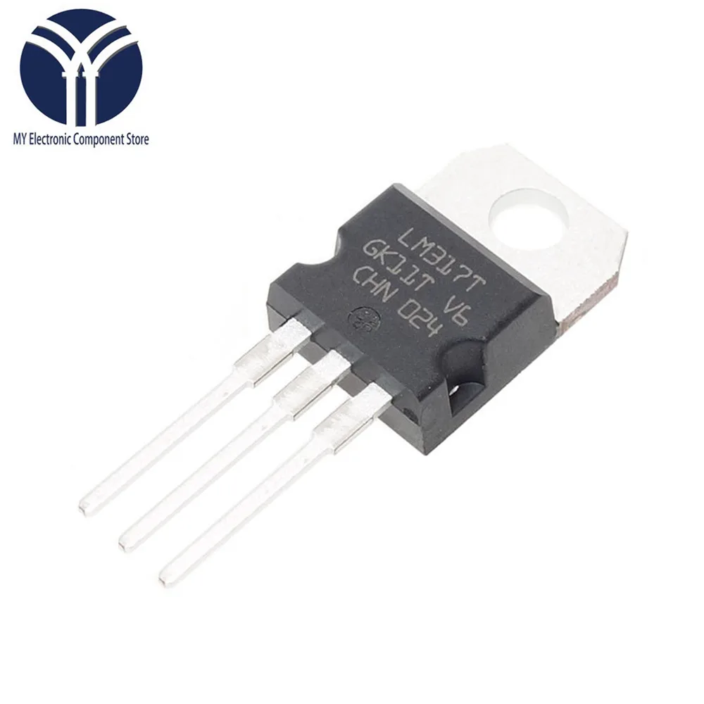 Новый и оригинальный чипсет IC LM317T TO220 LM317 TO-220 317 1 2 V-37V 1.5A 10 шт. | Электронные