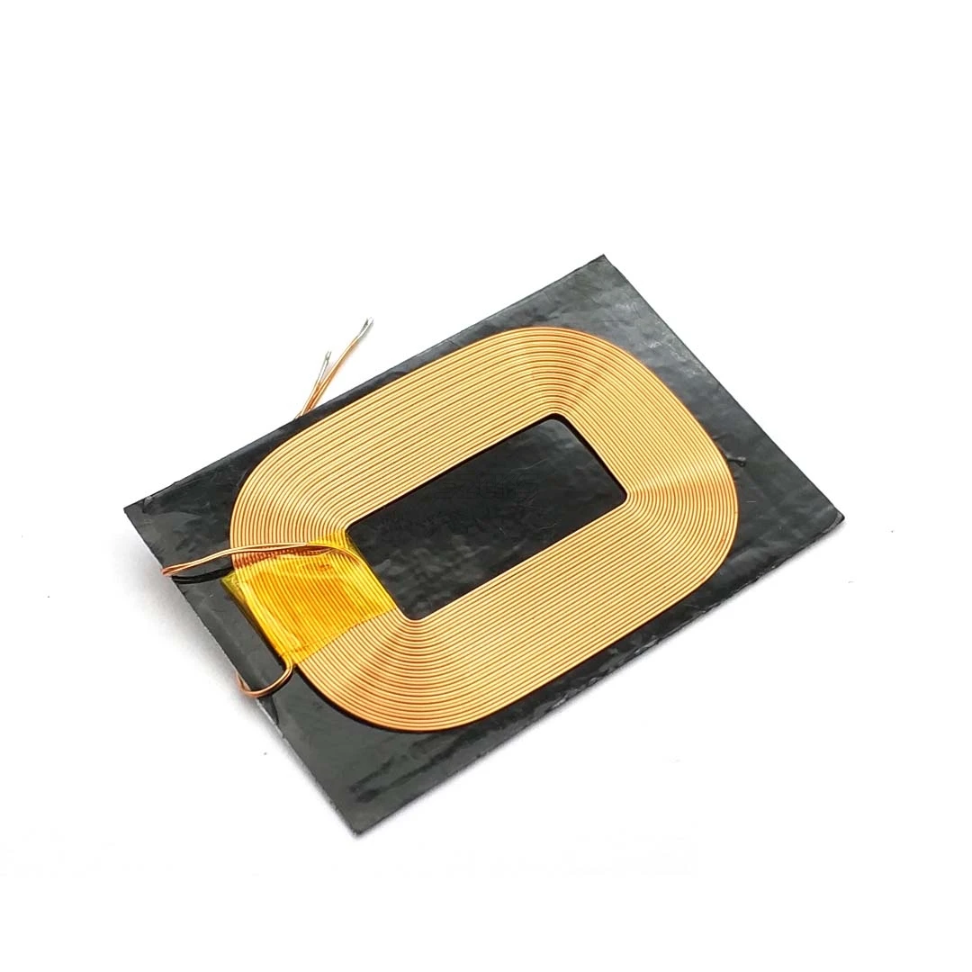 

5 Pcs 47*32mm12.6uH Antimagnetic Wireless Charging Receiver Coil