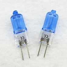 2 шт. галогенный G4 12 В 20 Вт белый светильник покрытие поверхности синий кристалл светильник s лампа
