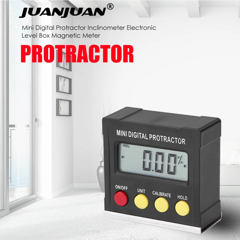 360&deg; Digital Protractor Inclinometer Electronic Level Box Magnetic Base Angle Finder Measuring Tools Construction Tools digital angle protractor,angle measuring tool,angle protractor