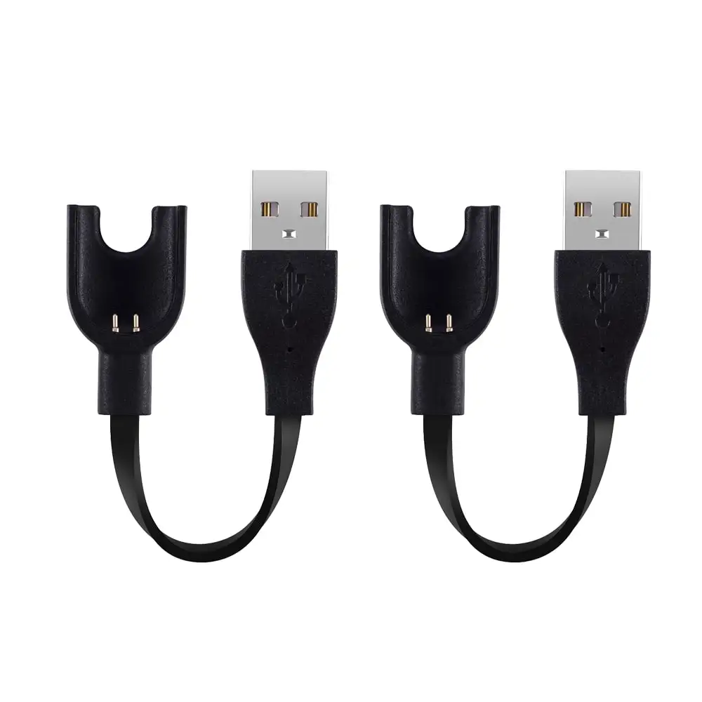 2pcs for Mi Band 3 Горячая usb зарядная док-станция Smartwatch Быстрая зарядка кабель провод для Xiaomi Mi группа 4 3 2 умный браслет зарядное устройство дропшиппинг - Цвет: 2pcs for Mi Band 3