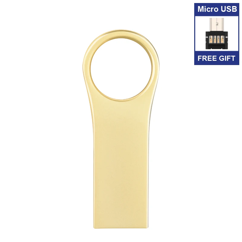 Бесплатный Micro USB адаптер супер маленький USB флэш-накопитель Флешка 8 ГБ/16 ГБ/32 ГБ/128 64 ГБ флеш-накопитель USB диск ручка-накопитель горячая распродажа